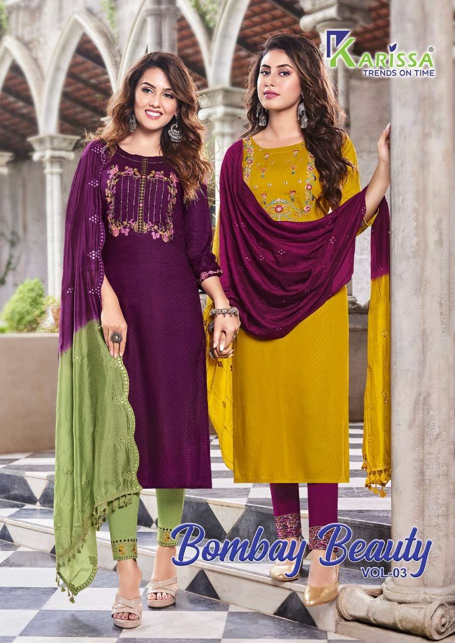 KARISSA BOMBAY beauty vol-3  Wholesale kurtis