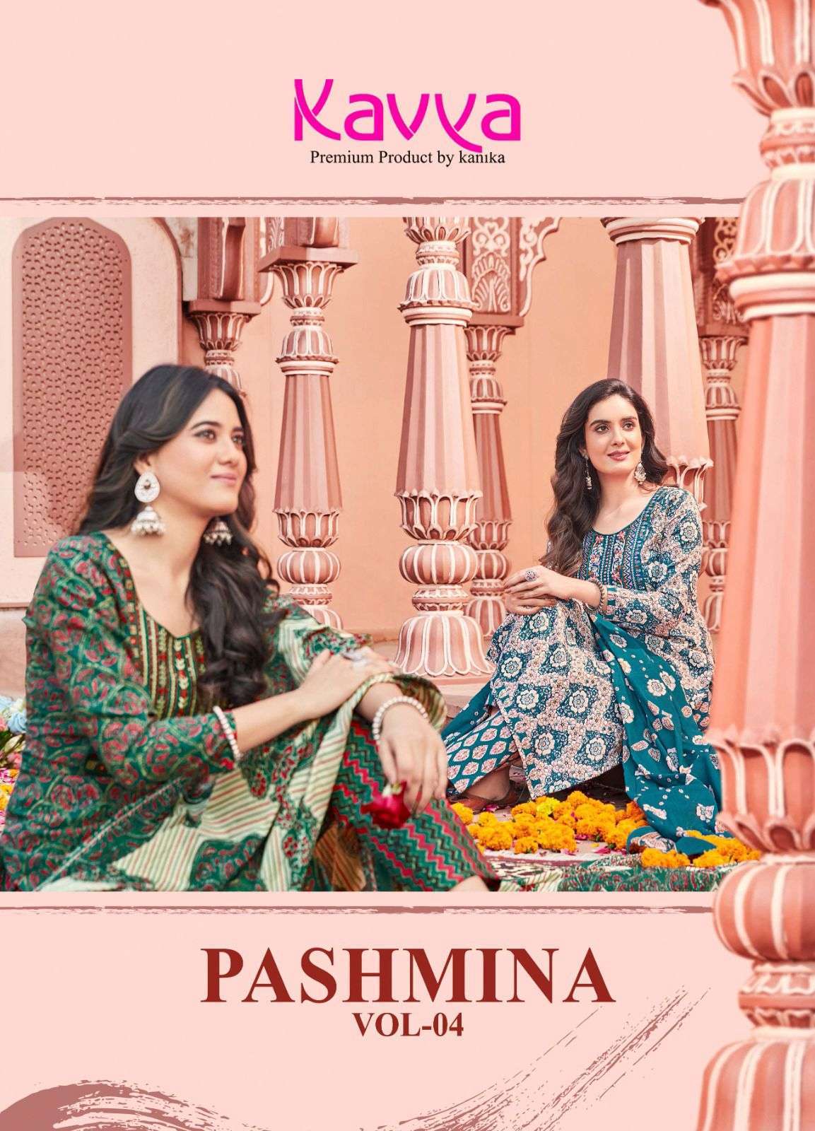 KAVYA  PASHMINA vol - 4 Kurti Wholesale Market in Surat
