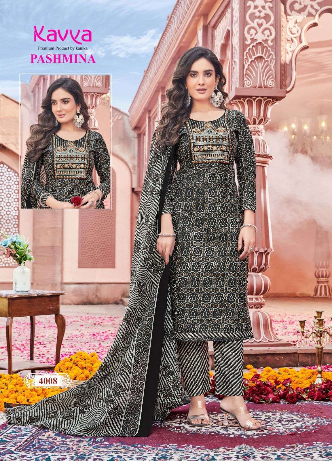 KAVYA  PASHMINA vol - 4 Kurti Wholesale Market in Surat
