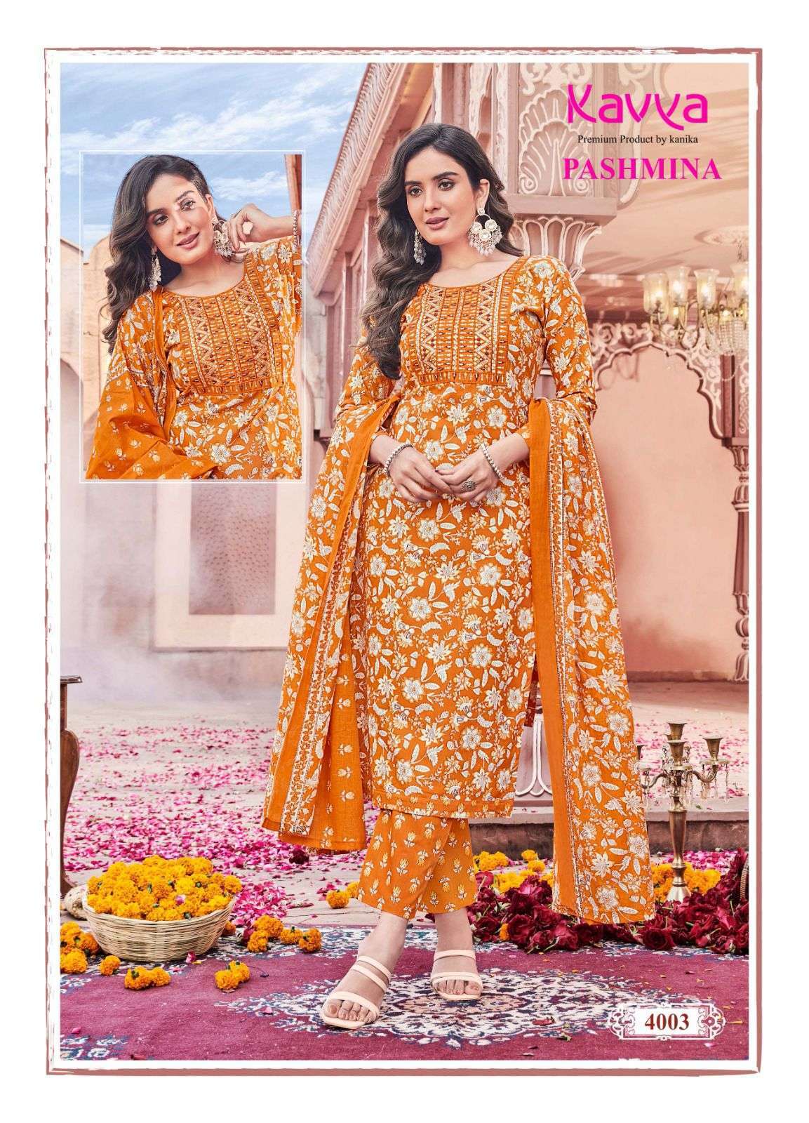KAVYA  PASHMINA vol - 4 Kurti Wholesale Market in Surat