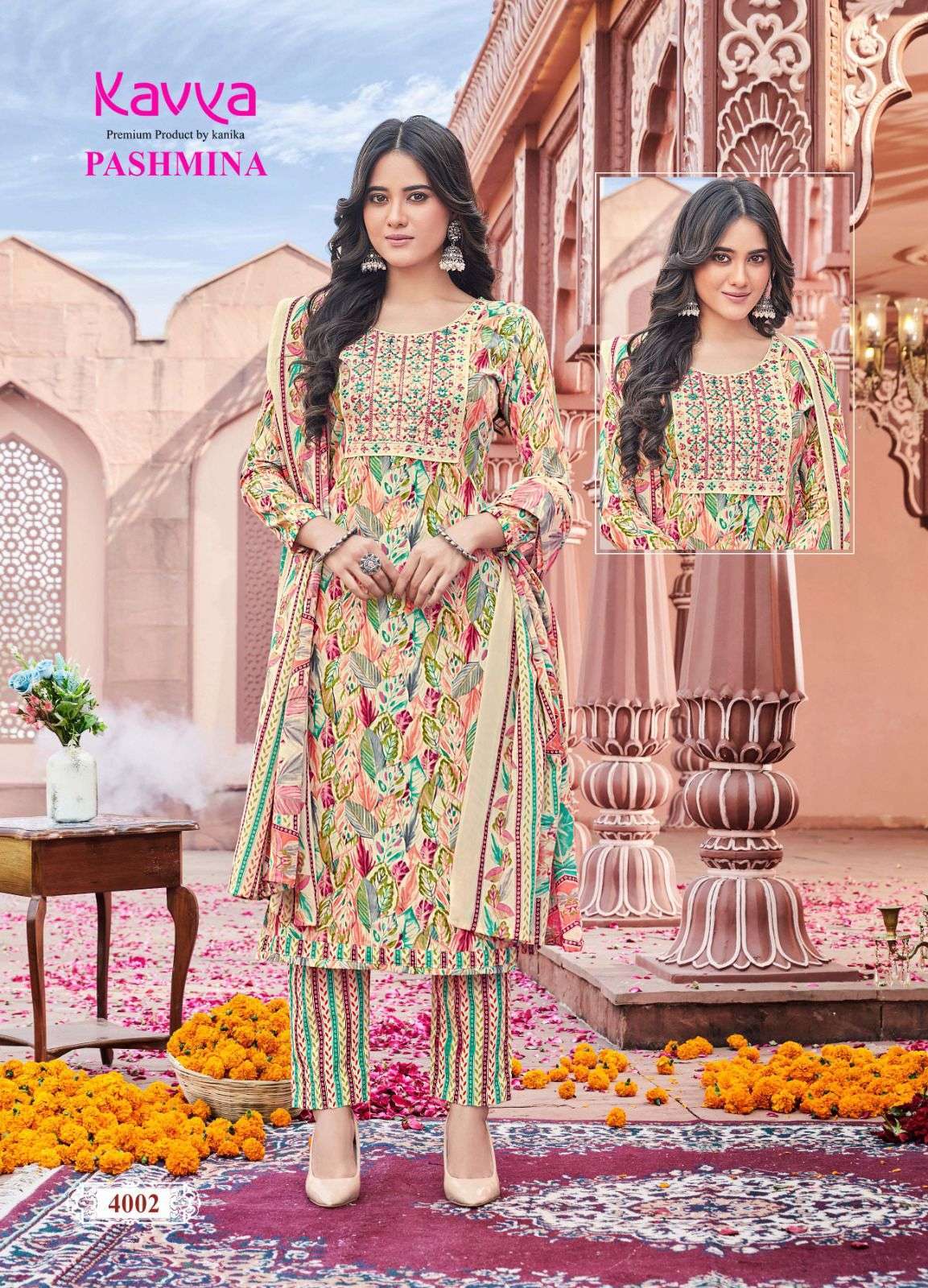 KAVYA  PASHMINA vol - 4 Kurti Wholesale Market in Surat