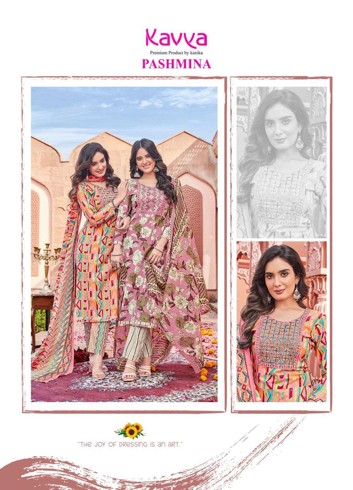 KAVYA  PASHMINA vol - 4 Kurti Wholesale Market in Surat