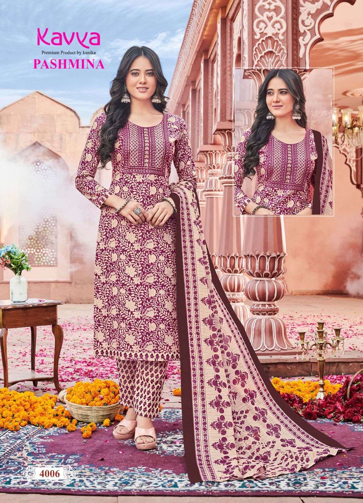 KAVYA  PASHMINA vol - 4 Kurti Wholesale Market in Surat