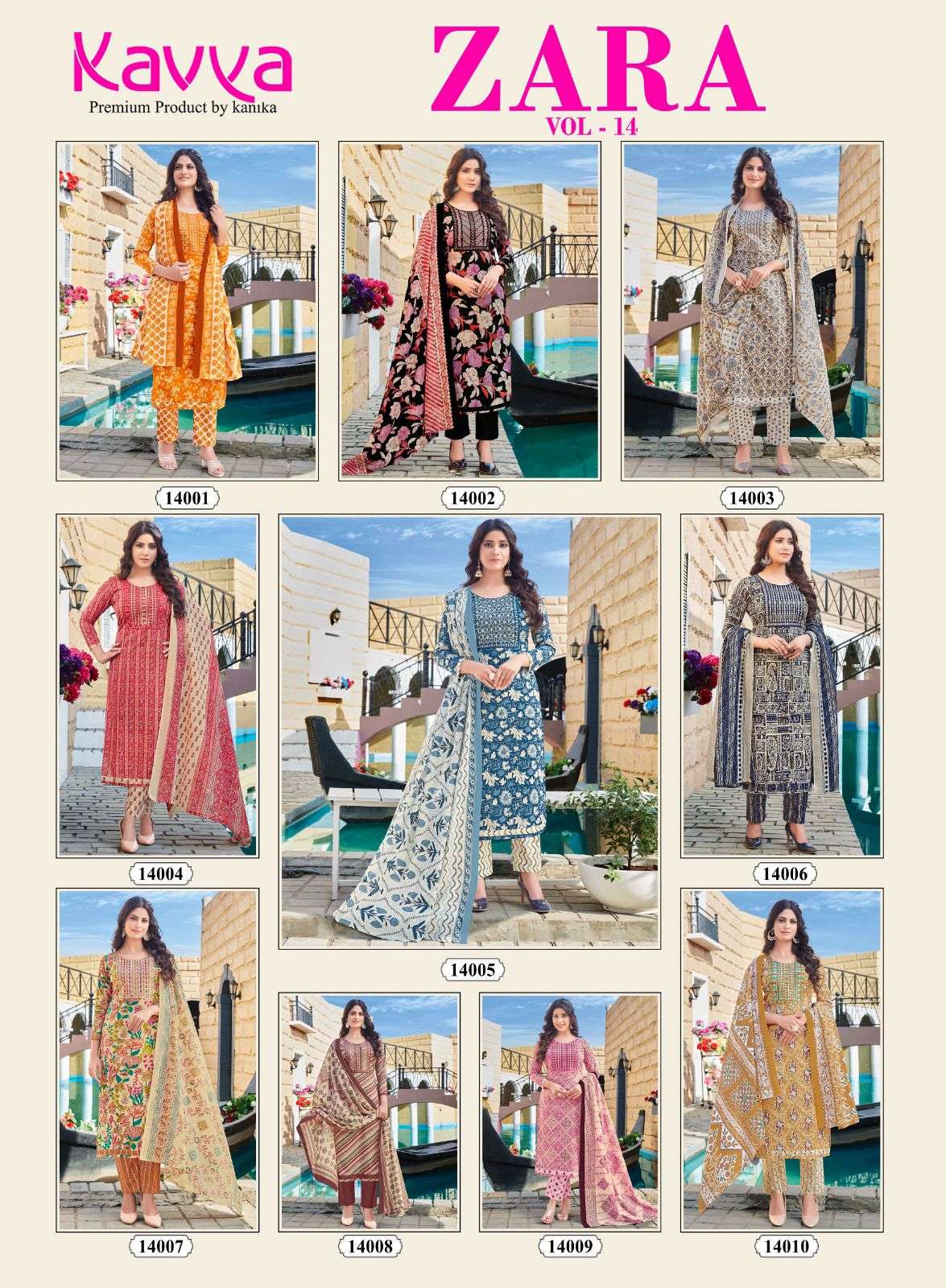 KAVYA ZARA VOL 14 Kurti Wholesale kurtis for boutique owners