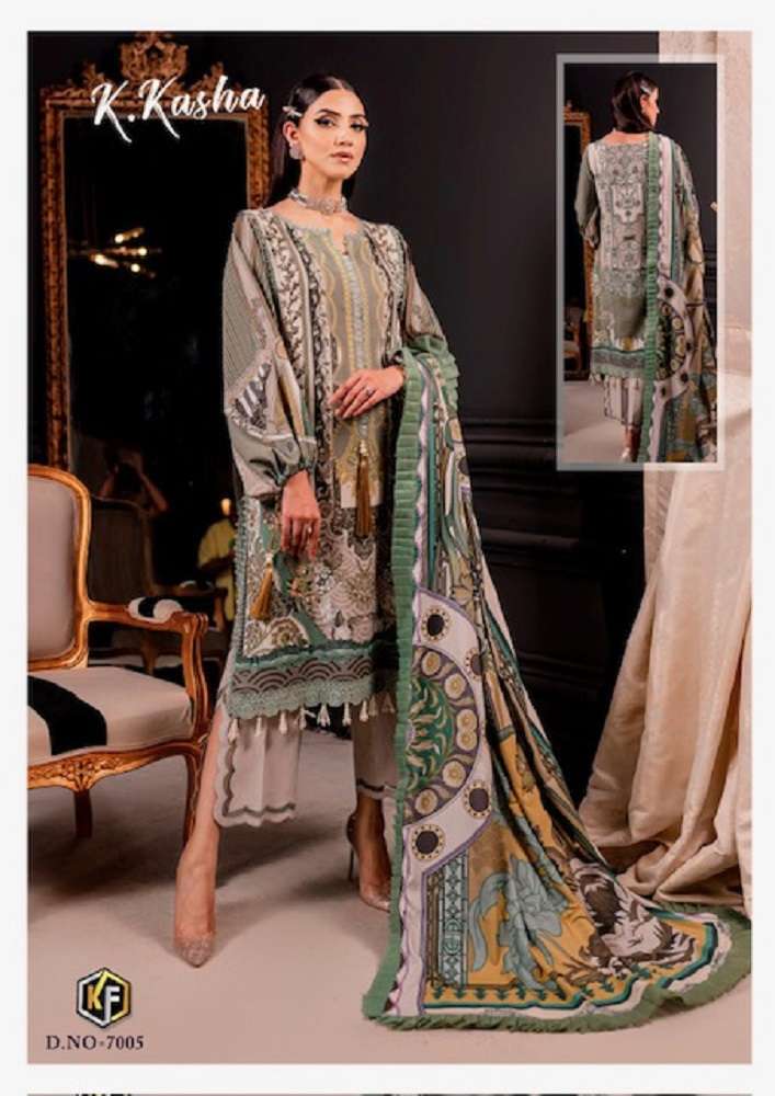 Keval K Kasha Vol 7 Luxury Heavy Cotton Dress Material Surat wholesale market for dress materials