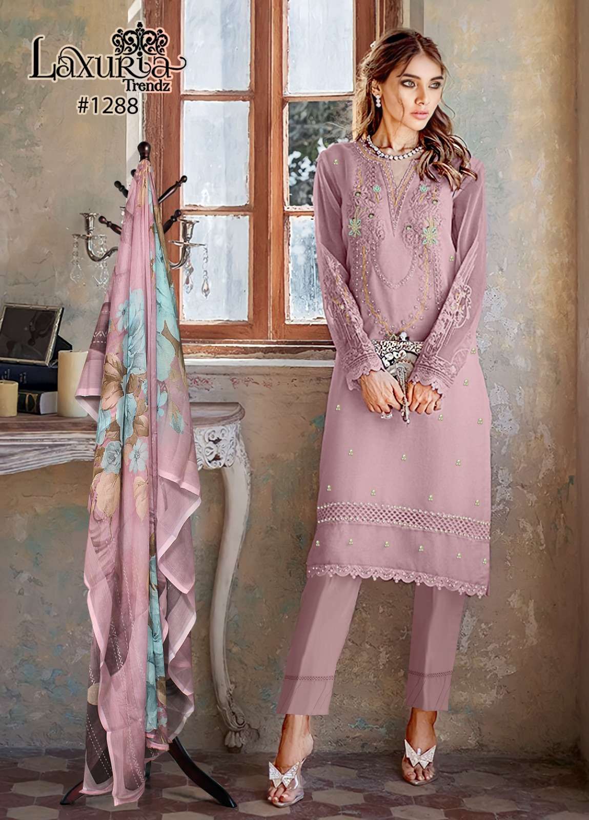 Laxuria Trendz 1288 Faux Georgette Pakistani Suit Surat salwar