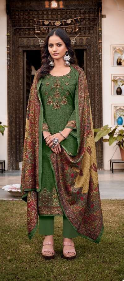 Levisha Nikhaar Pure Pashmina Dress Material Bulk clothes shopping