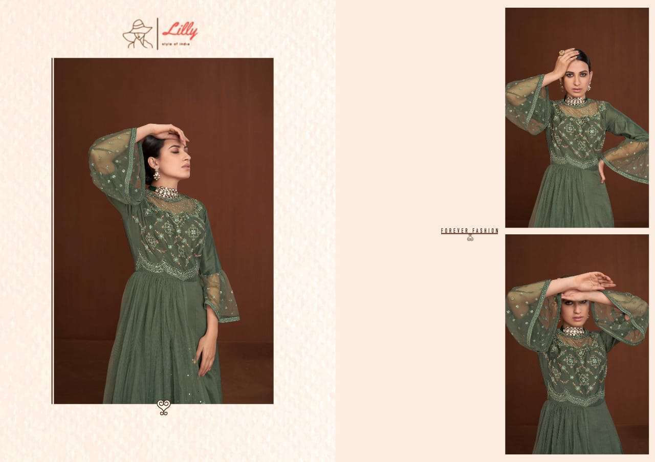 Lilly AMORINA VOL-7 Gown Kurti manufacturers in Ahmedabad