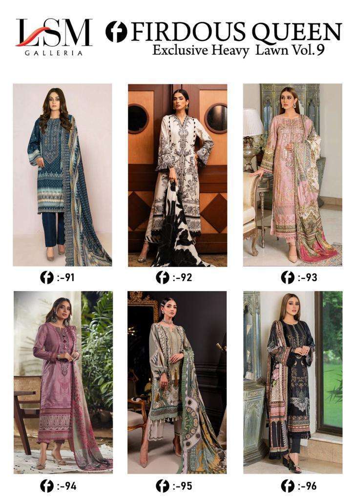 LSM Firdous Queen Vol-9 -Dress Material  designs in Gujarat