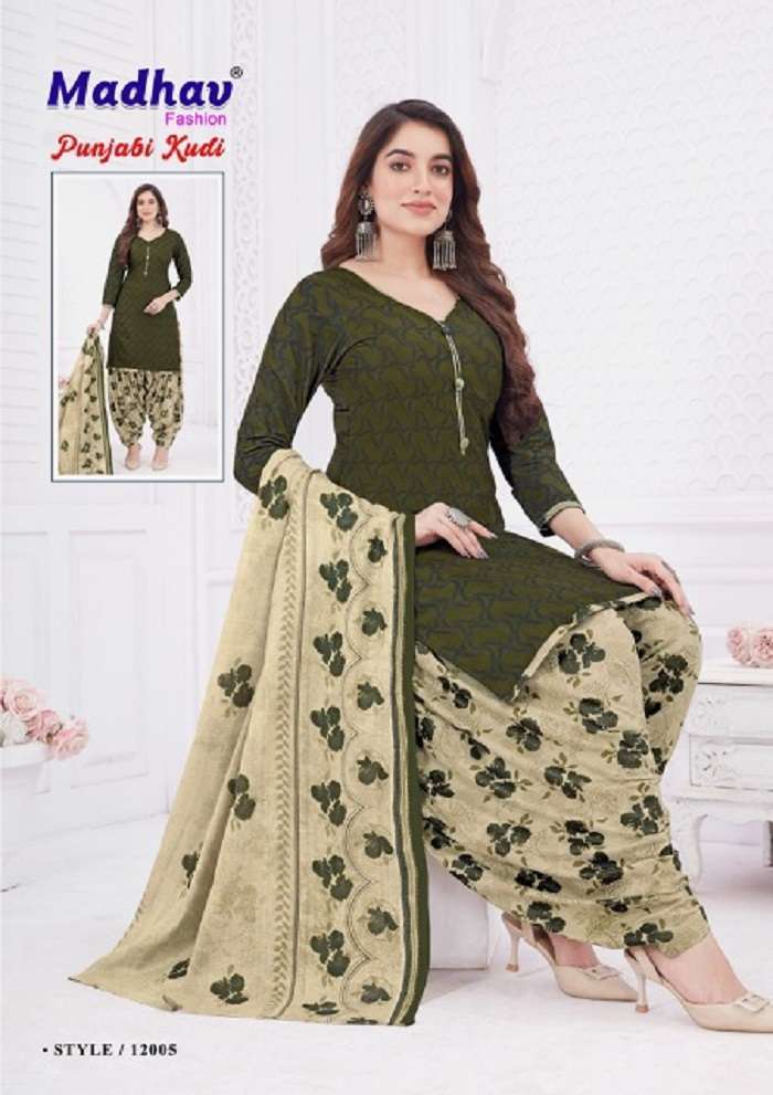 Madhav Punjabi Kudi Vol 12 Dress Material Surat wholesale market