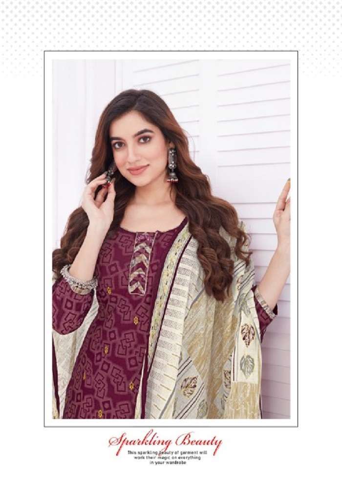 Beautiful unstitched dress materials deals