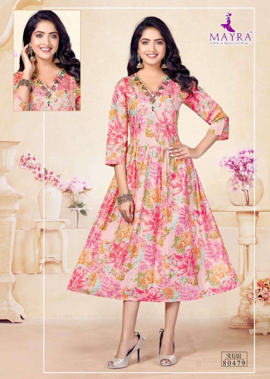 MAYRA SUGAR Kurti Surat wholesale cotton kurtis