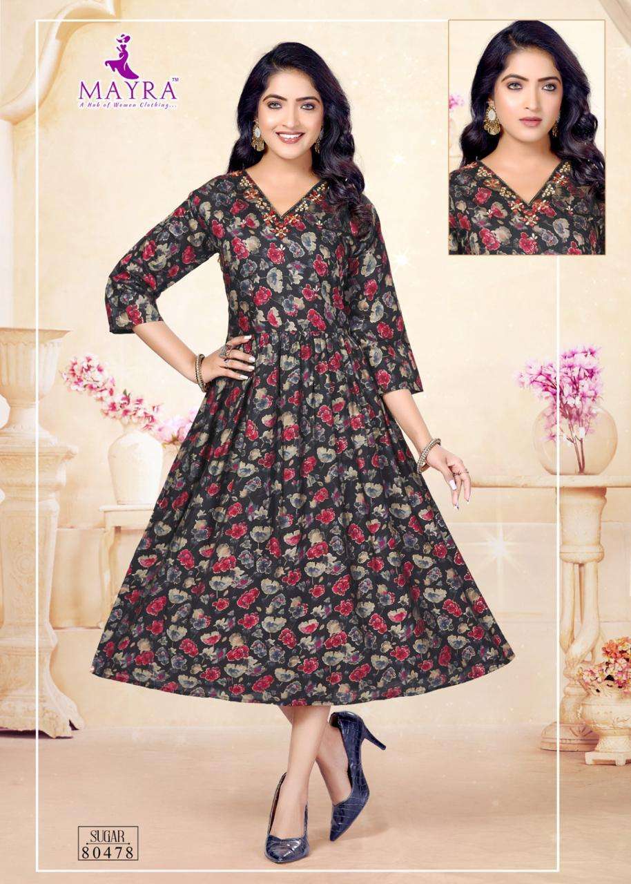 MAYRA SUGAR Kurti Surat wholesale cotton kurtis