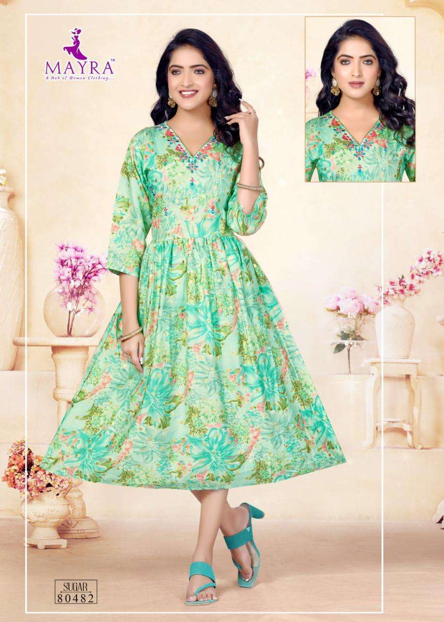 MAYRA SUGAR Kurti Surat wholesale cotton kurtis