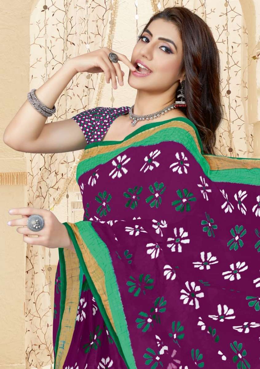 Mayur Chandani Cotton Saree Vol-4 -Dress Material Bulk saree supplier in Ahmedabad