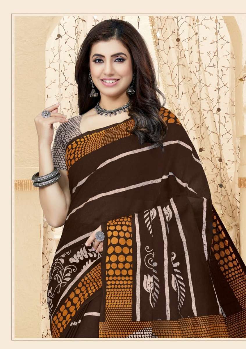 Mayur Chandani Cotton Saree Vol-4 -Dress Material Bulk saree supplier in Ahmedabad
