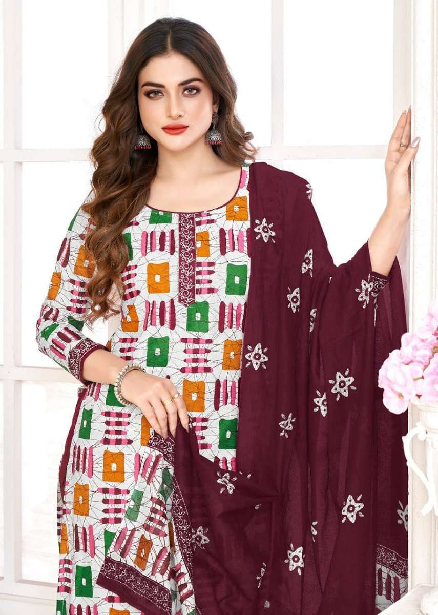 Mayur Trendy Batic Vol-2 -Dress Material Wholesale cotton dress material in Ahmedabad