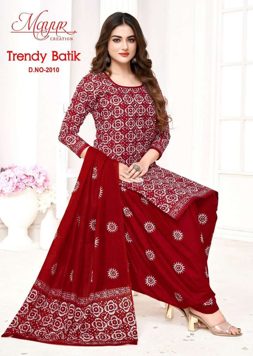 Mayur Trendy Batic Vol-2 -Dress Material Wholesale cotton dress material in Ahmedabad