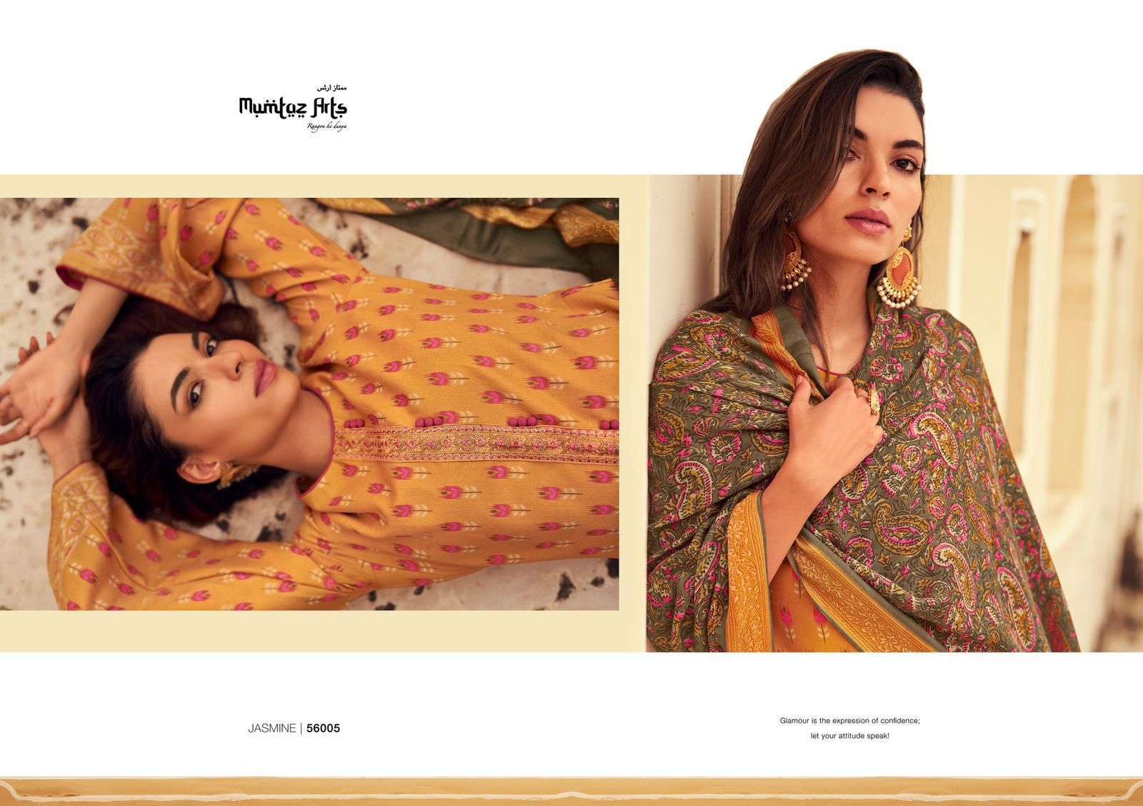 Mumtaz Jasmine Nx Pure Pashmina Dress Material Indian dress materials Suppliers