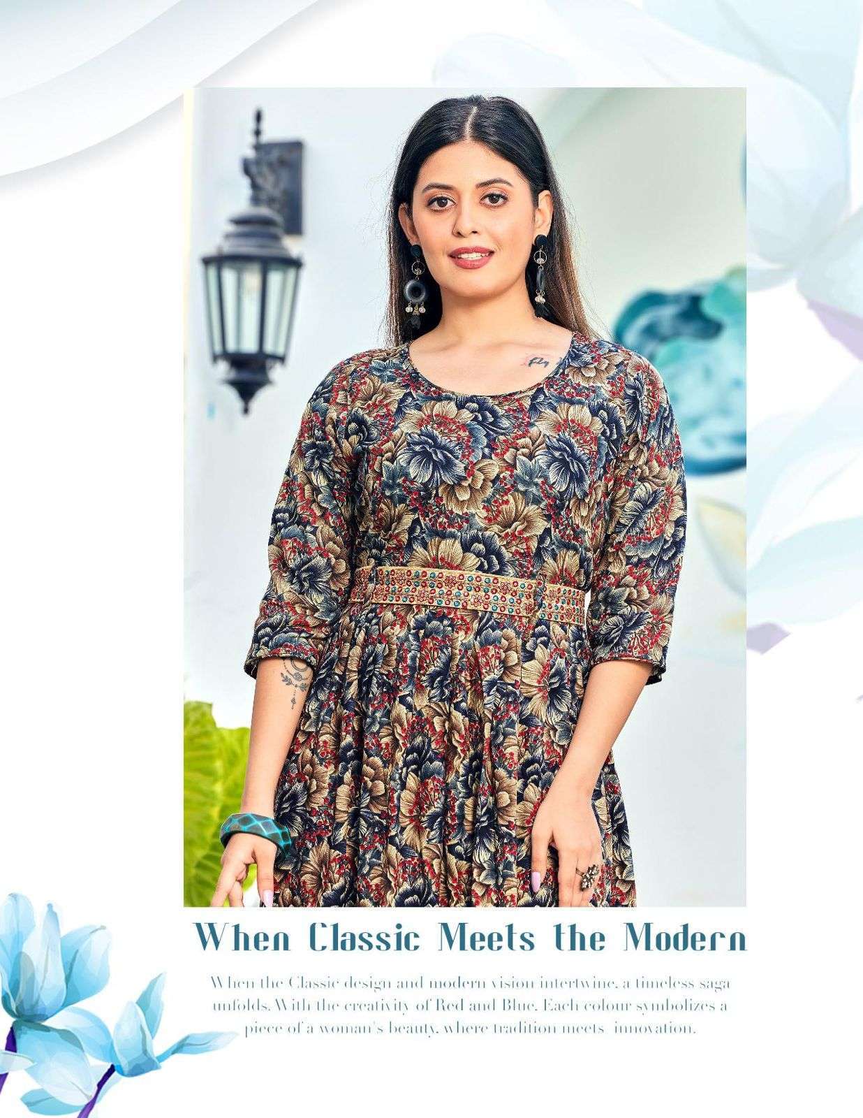 PAAVI RAYON BELT Latest kurti designs in Surat
