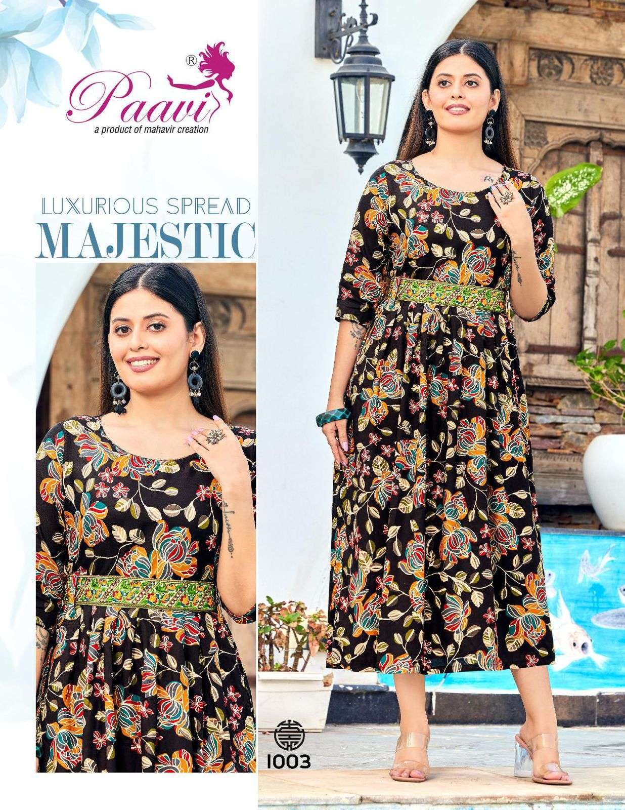 PAAVI RAYON BELT Latest kurti designs in Surat