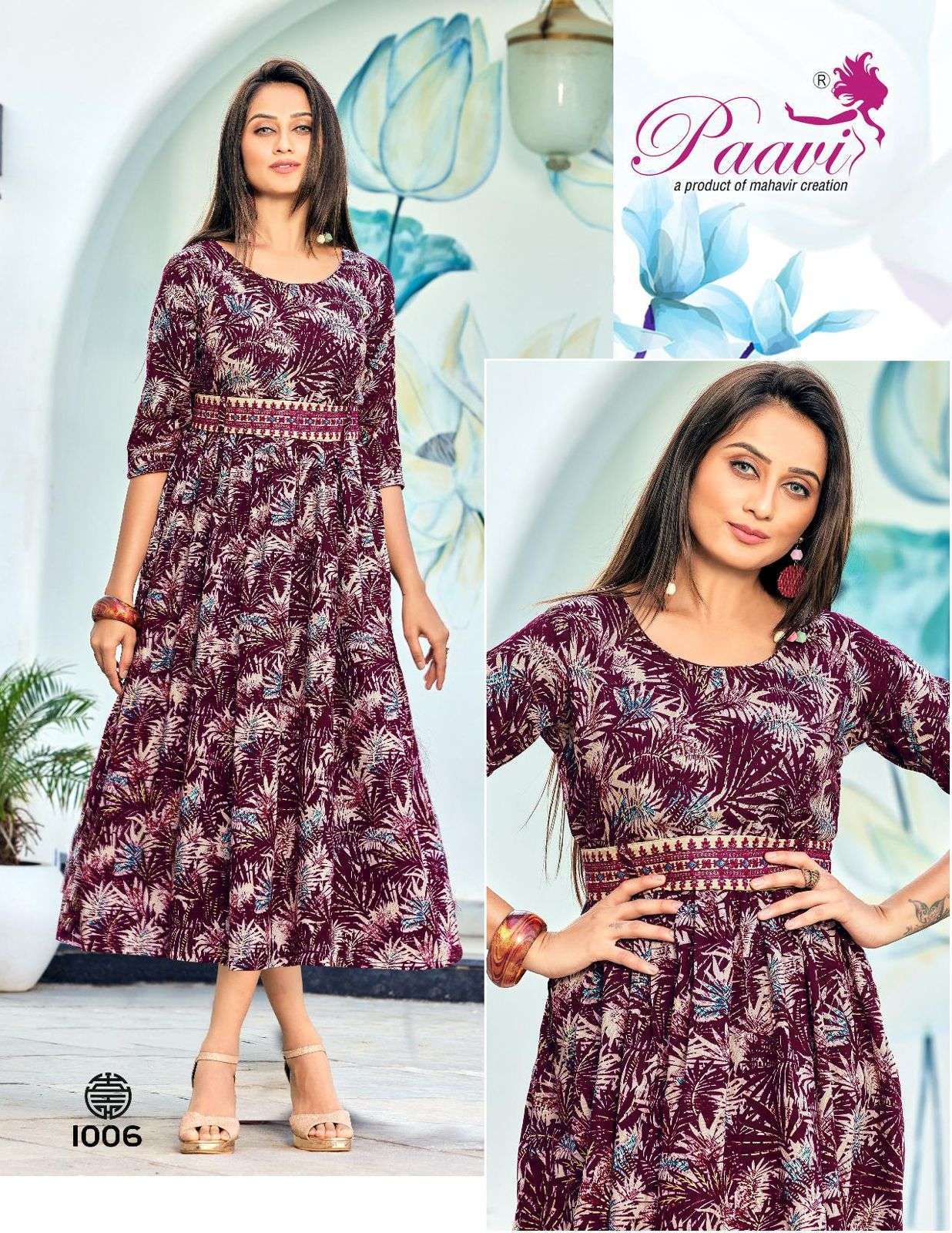 PAAVI RAYON BELT Latest kurti designs in Surat