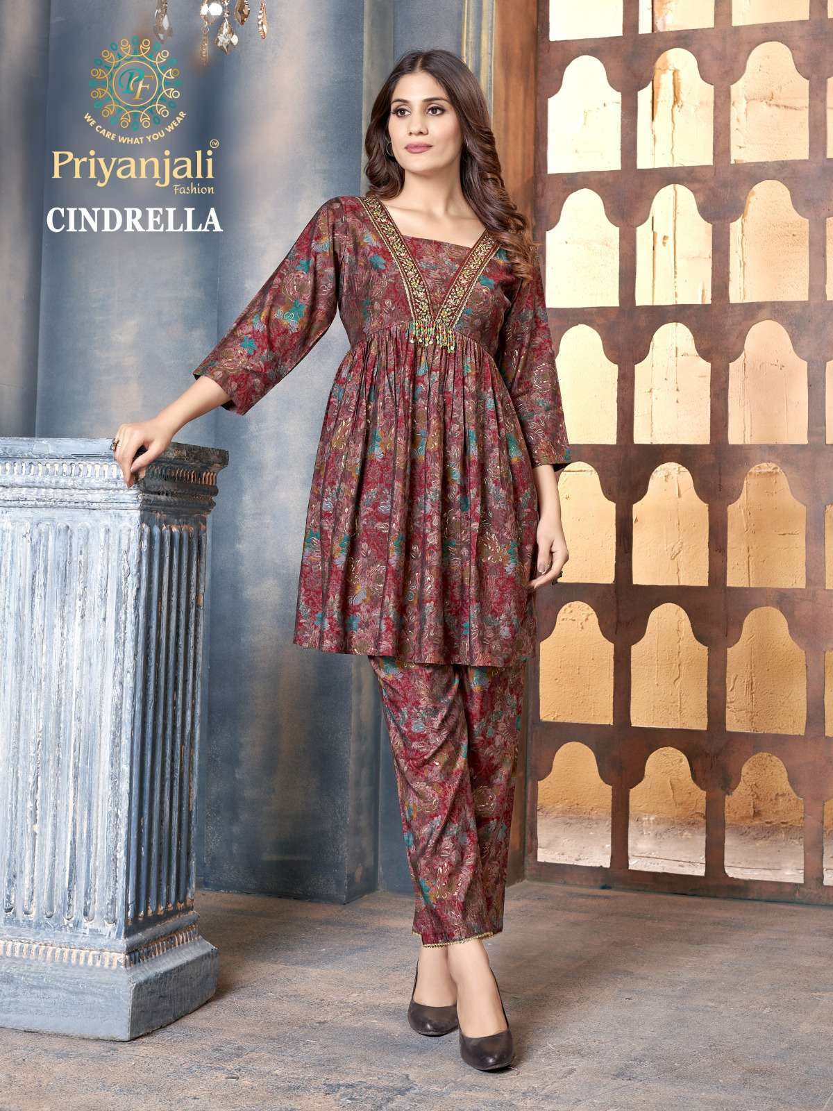 PRIYANJALI FASHION vol -1 Co-Ord Set Latest kurti designs for wholesale in India