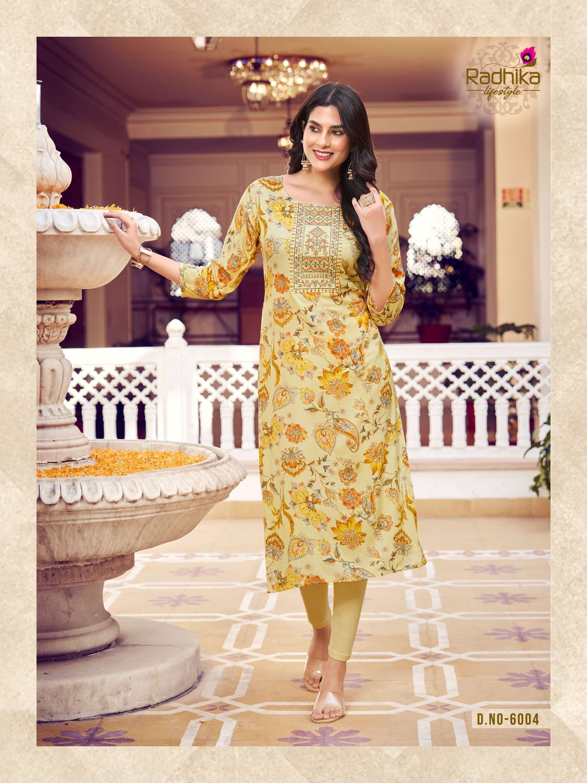 RADHIKA lifestyle PAHEL VOL 6  Kurti manufacturers in India