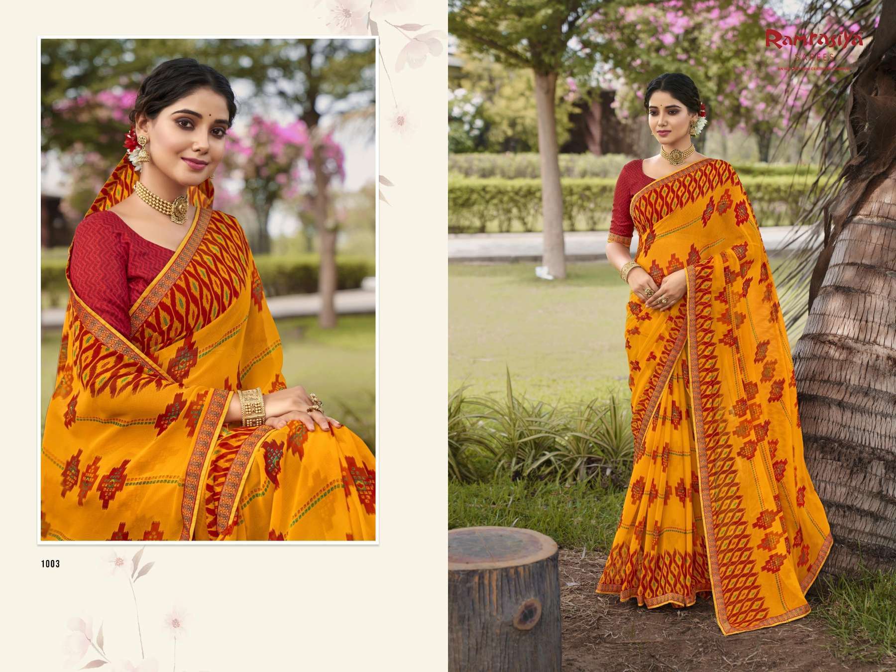 Ram Rasiya Madhav Surat wholesale saree catalog