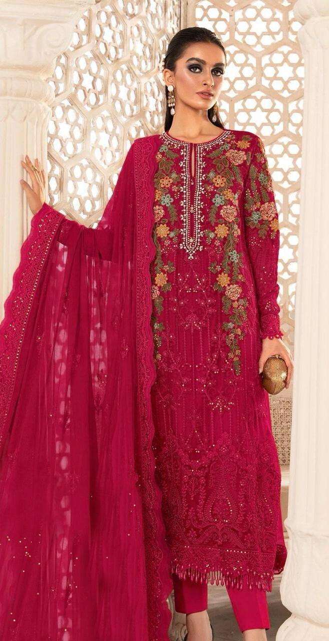 Ramsha R 1113 A To D Organza Pakistani party wear suits in Surat