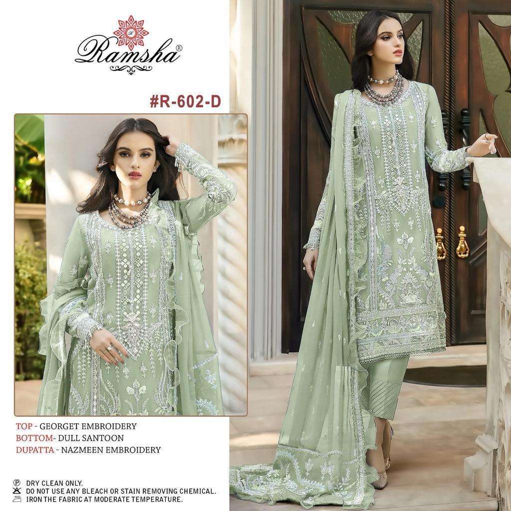 Ramsha R 602 Pakistani Suits Bulk salwar kameez suppliers in Ahmedabad