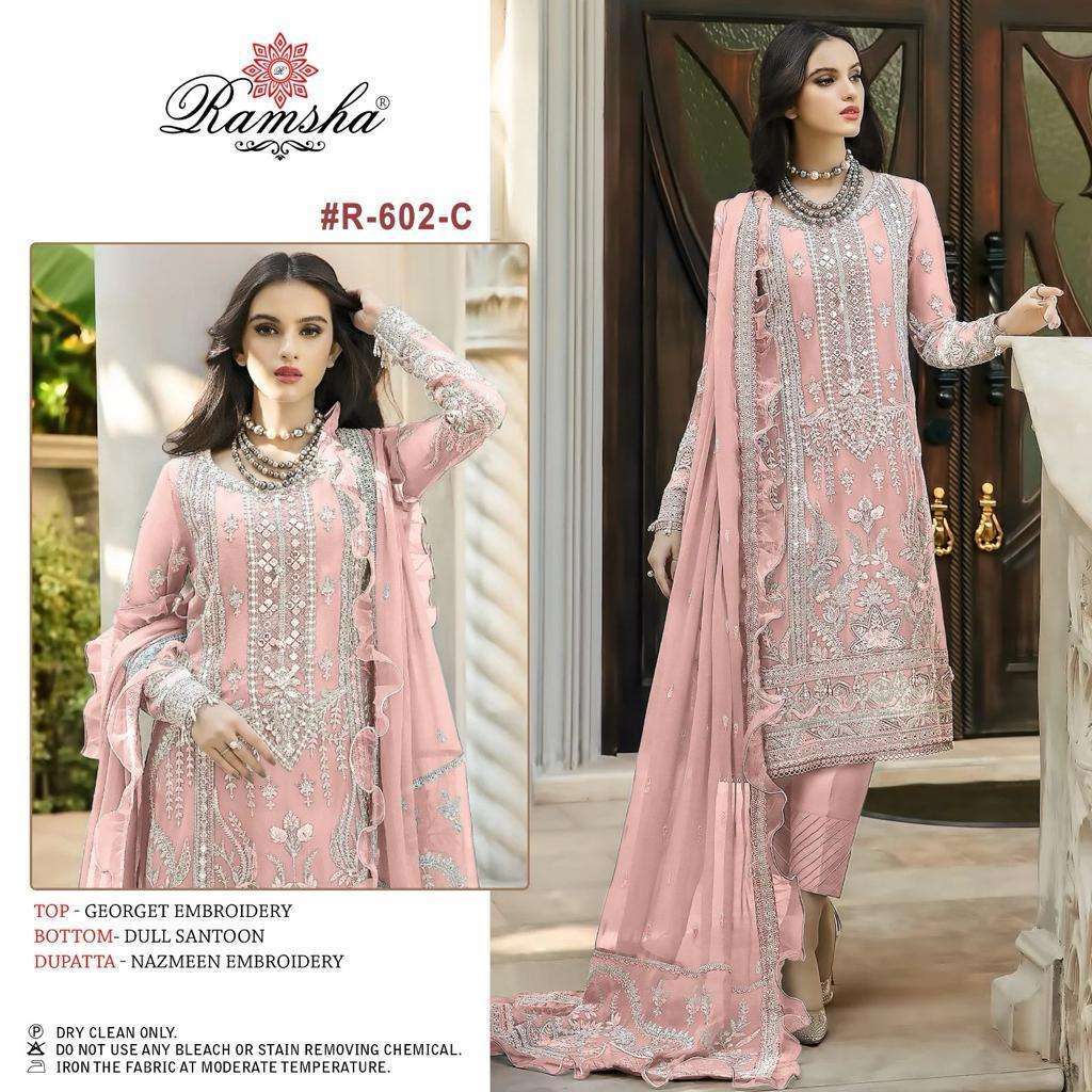 Ramsha R 602 Pakistani Suits Bulk salwar kameez suppliers in Ahmedabad