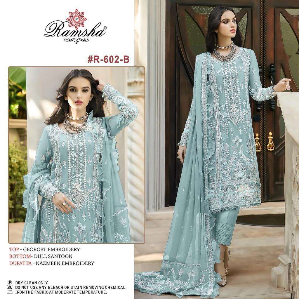 Ramsha R 602 Pakistani Suits Bulk salwar kameez suppliers in Ahmedabad