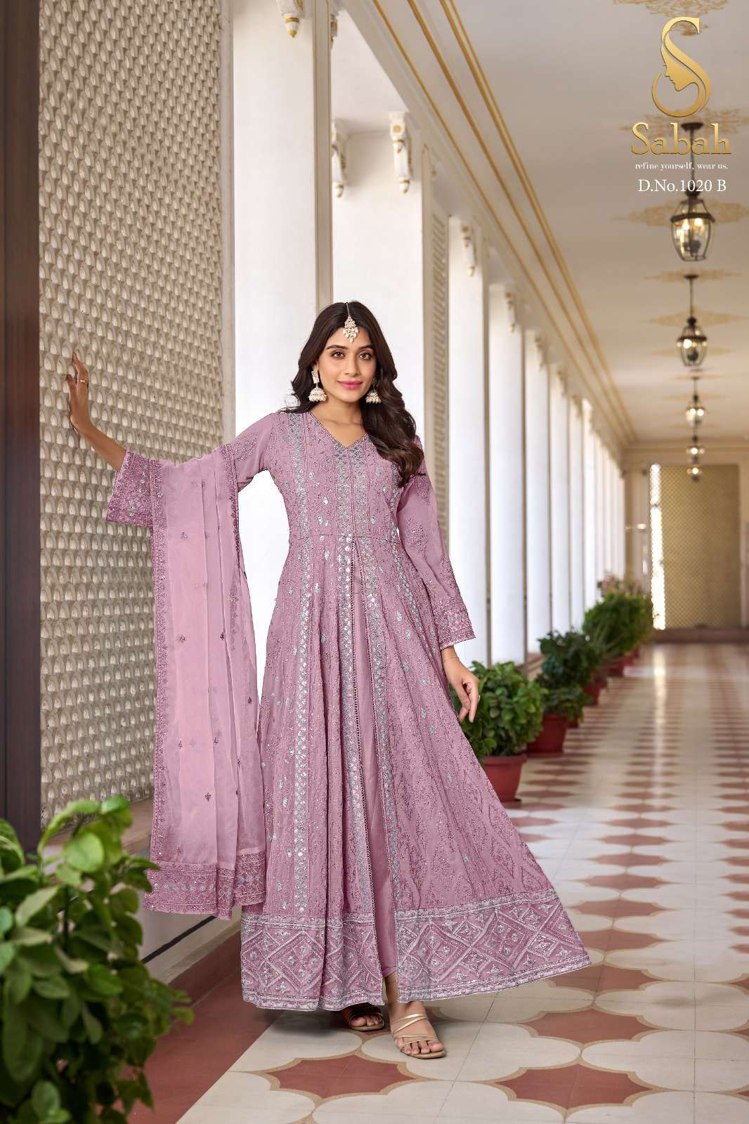 Sabah Ruhani Faux Georgette Designer Salwar Suits Wholesale Punjabi salwar suits in Surat