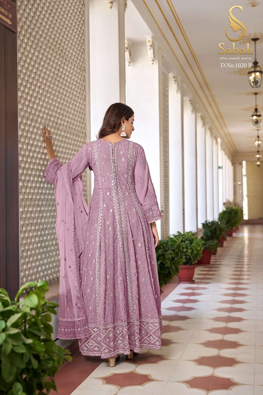 Sabah Ruhani Faux Georgette Designer Salwar Suits Wholesale Punjabi salwar suits in Surat