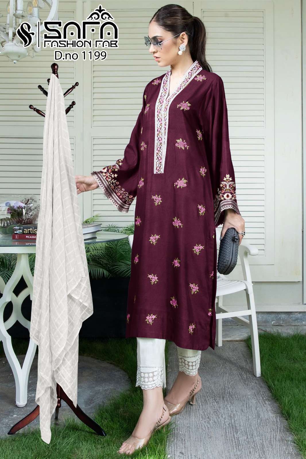 Safa Fashion Fab 1199 Pakistani Suits  Wholesale salwar kameez in Surat