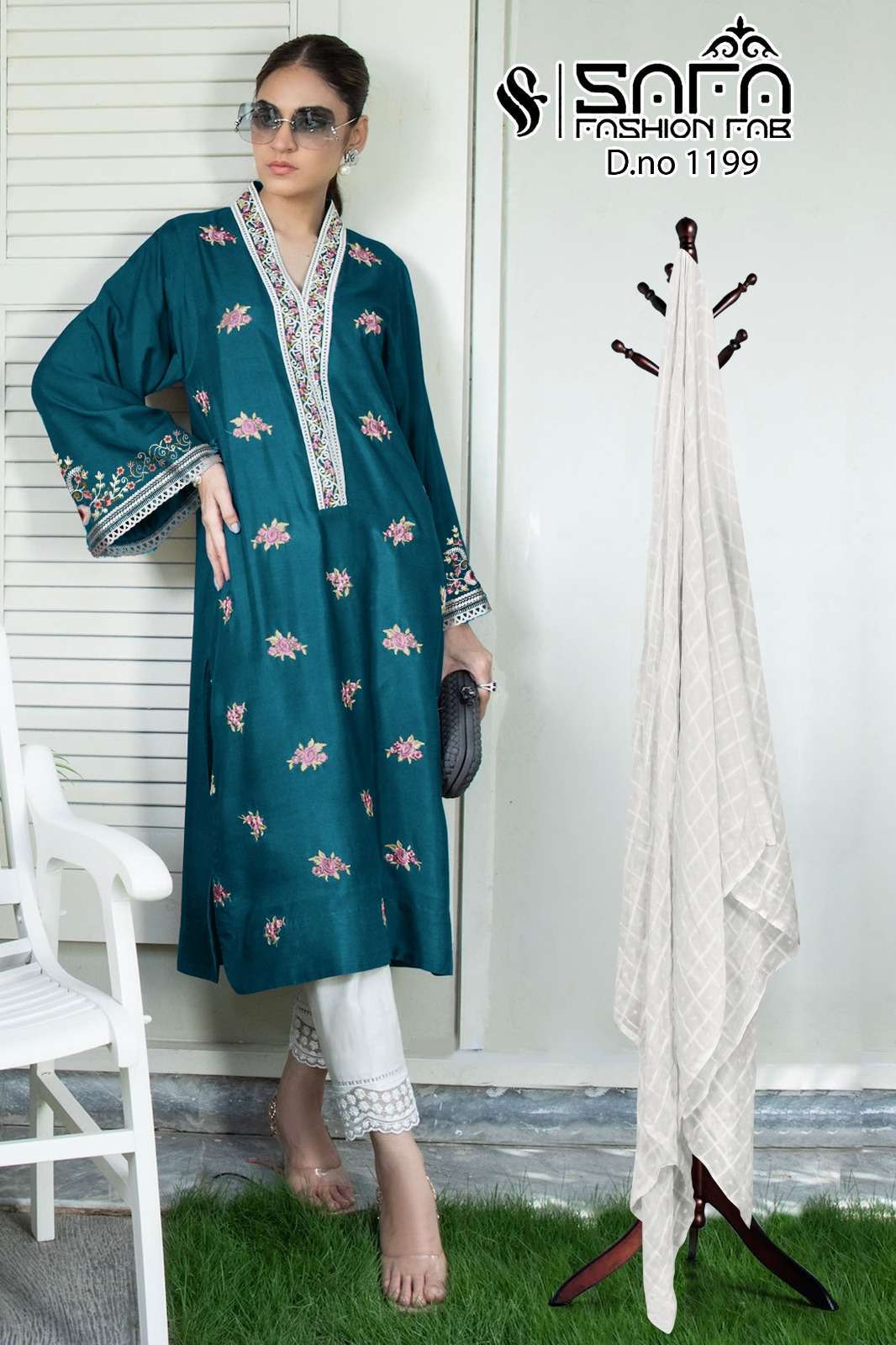 Safa Fashion Fab 1199 Pakistani Suits  Wholesale salwar kameez in Surat