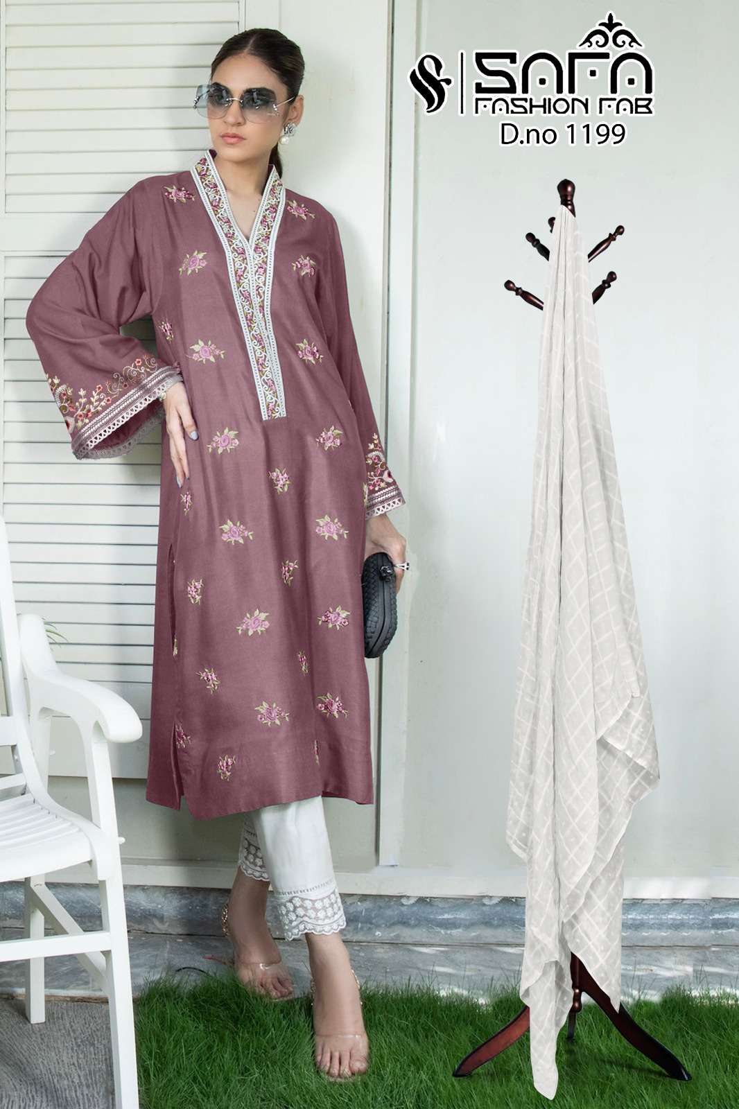 Safa Fashion Fab 1199 Pakistani Suits  Wholesale salwar kameez in Surat