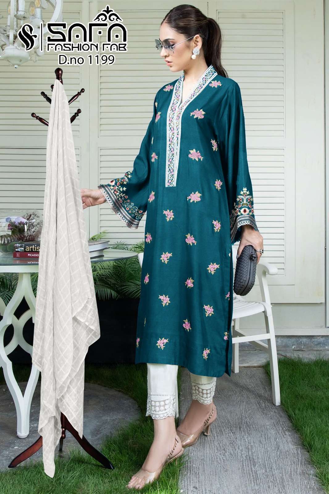 Safa Fashion Fab 1199 Pakistani Suits  Wholesale salwar kameez in Surat