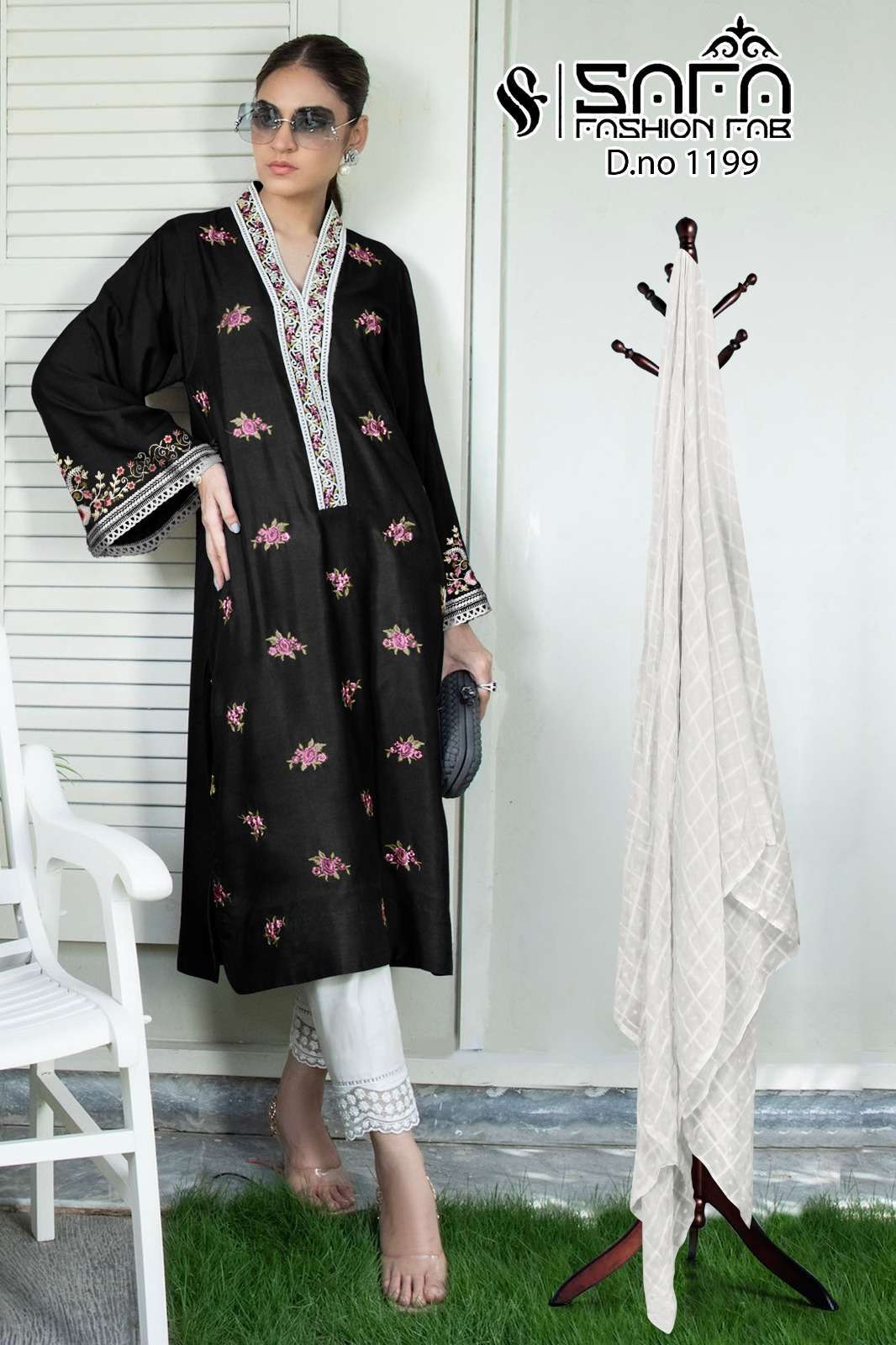 Safa Fashion Fab 1199 Pakistani Suits  Wholesale salwar kameez in Surat