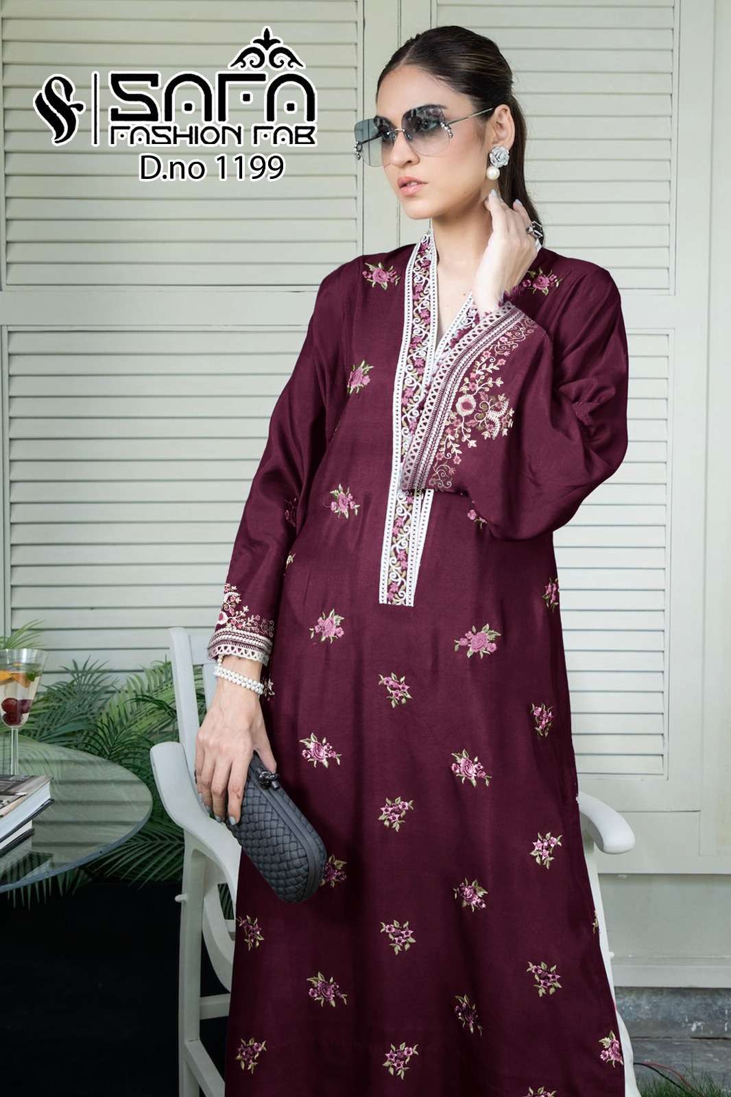 Safa Fashion Fab 1199 Pakistani Suits  Wholesale salwar kameez in Surat