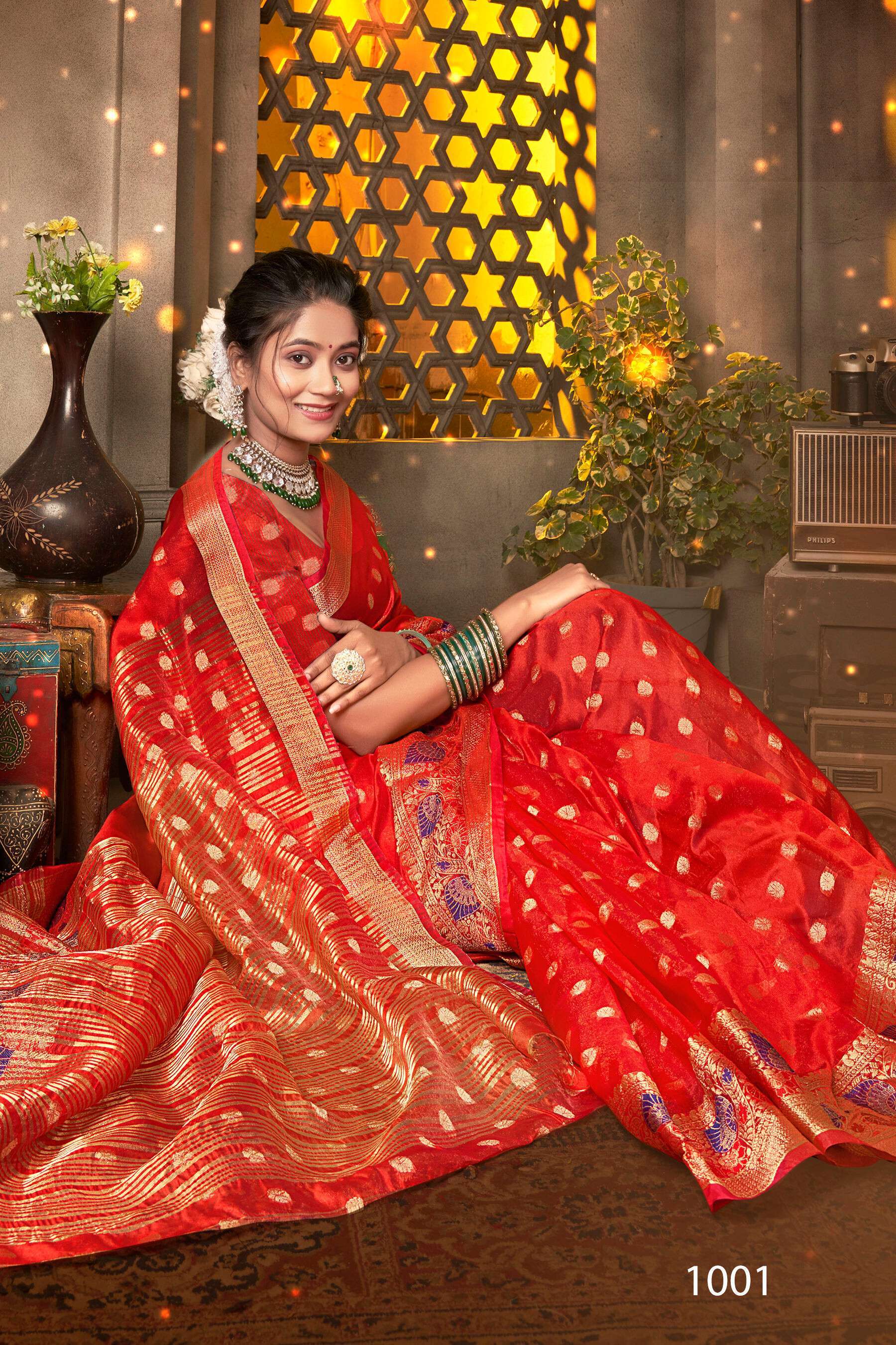 Sakhi Saheli Vol.4 Soft Organzaa Silk Saree Surat saree wholesale market