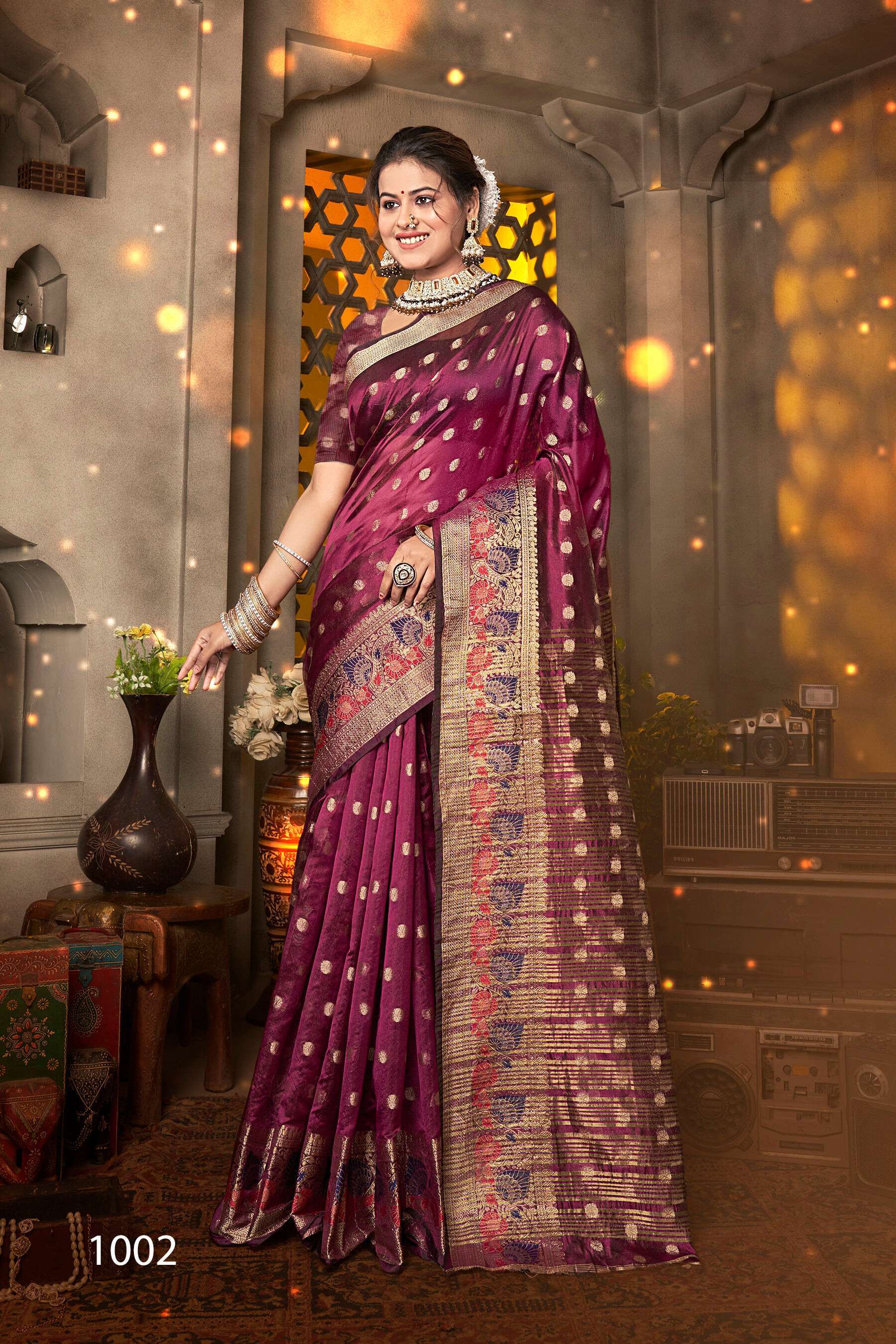 Sakhi Saheli Vol.4 Soft Organzaa Silk Saree Surat saree wholesale market