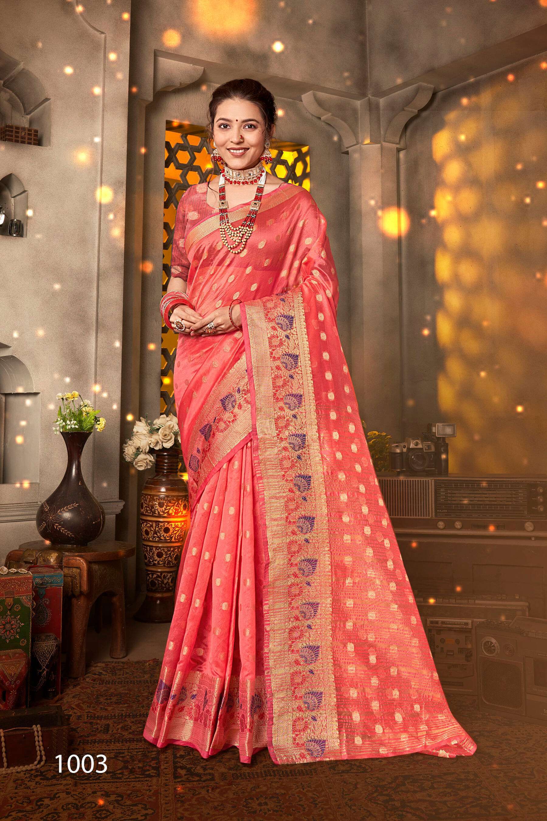 Sakhi Saheli Vol.4 Soft Organzaa Silk Saree Surat saree wholesale market