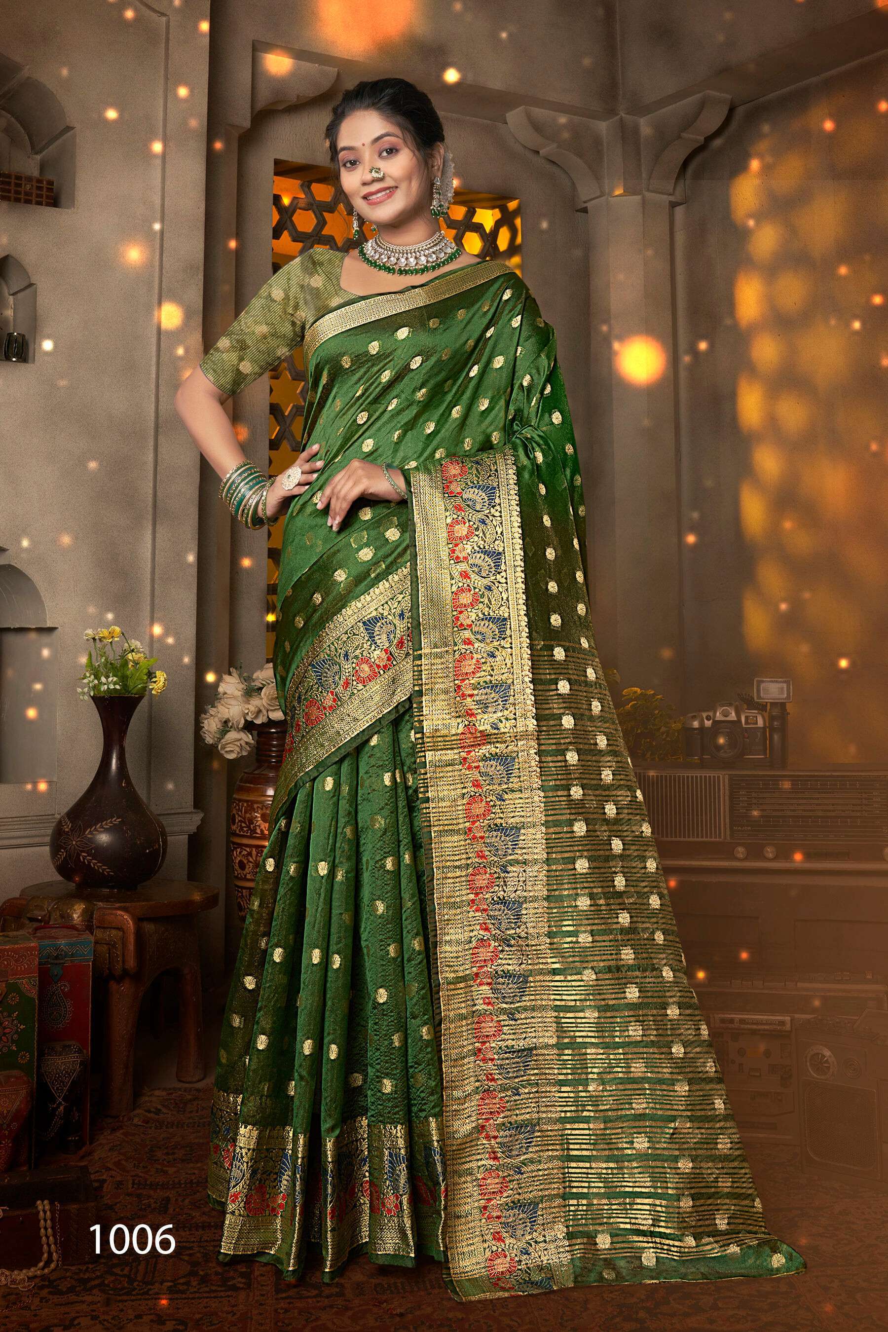 Sakhi Saheli Vol.4 Soft Organzaa Silk Saree Surat saree wholesale market