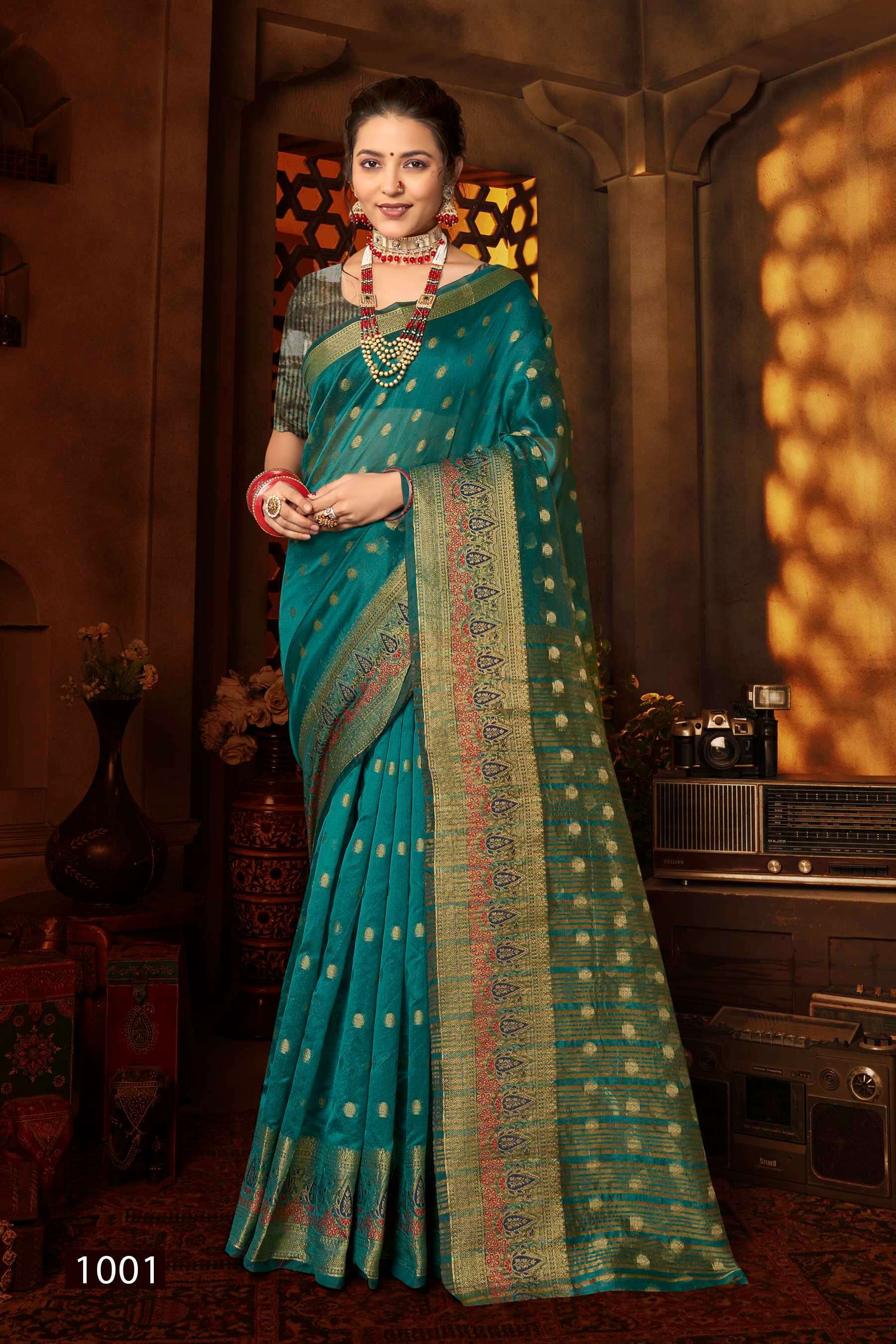 Sakhi Saheli Vol.5 Soft Organzaa Silk Saree Surat saree wholesale market price