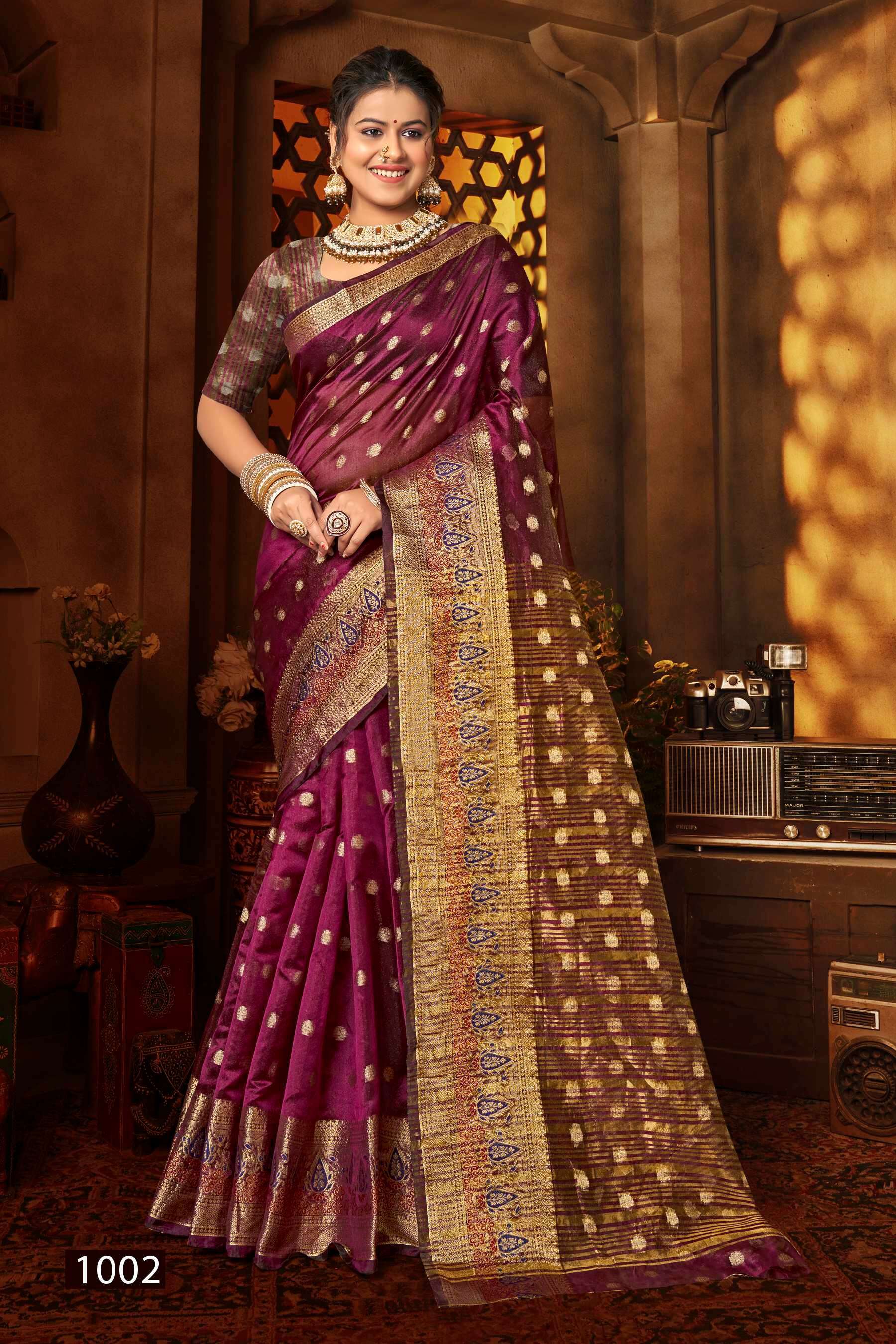 Sakhi Saheli Vol.5 Soft Organzaa Silk Saree Surat saree wholesale market price