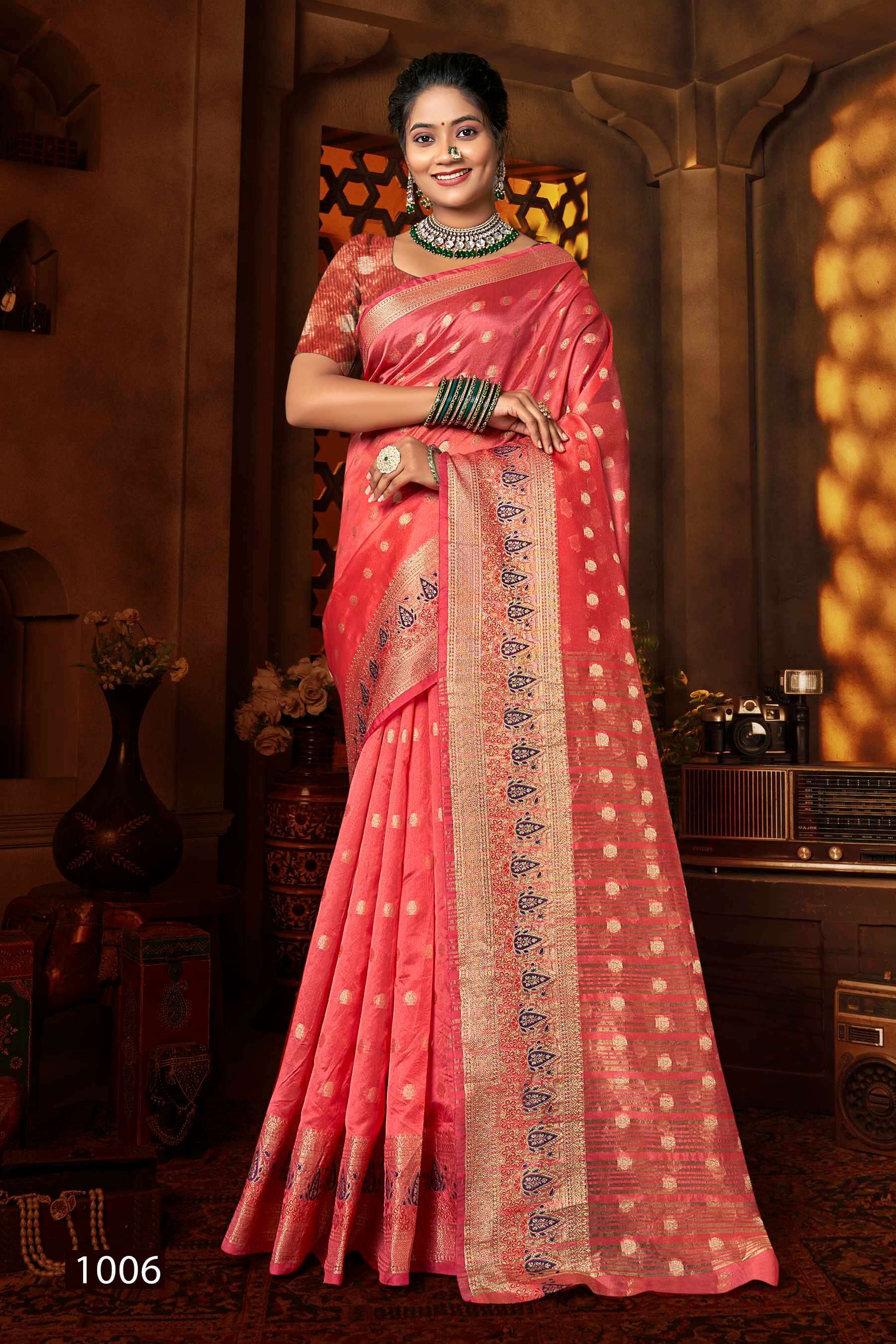 Sakhi Saheli Vol.5 Soft Organzaa Silk Saree Surat saree wholesale market price