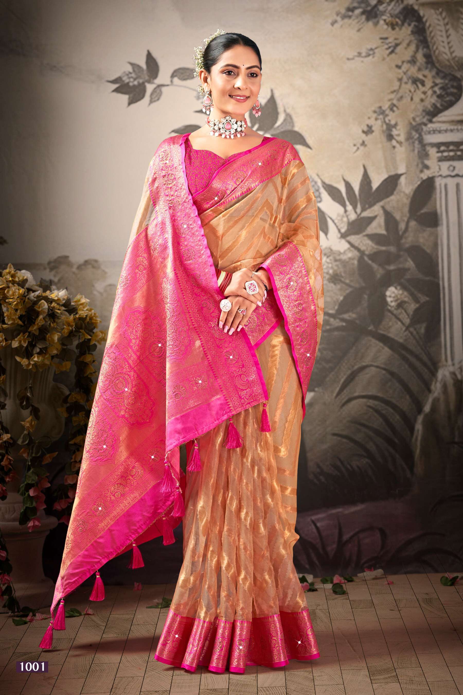 Saroj Aakruti Vol.1 Soft Organza Silk With Heavy Swarovski Work Saree wholesale market in Gujarat