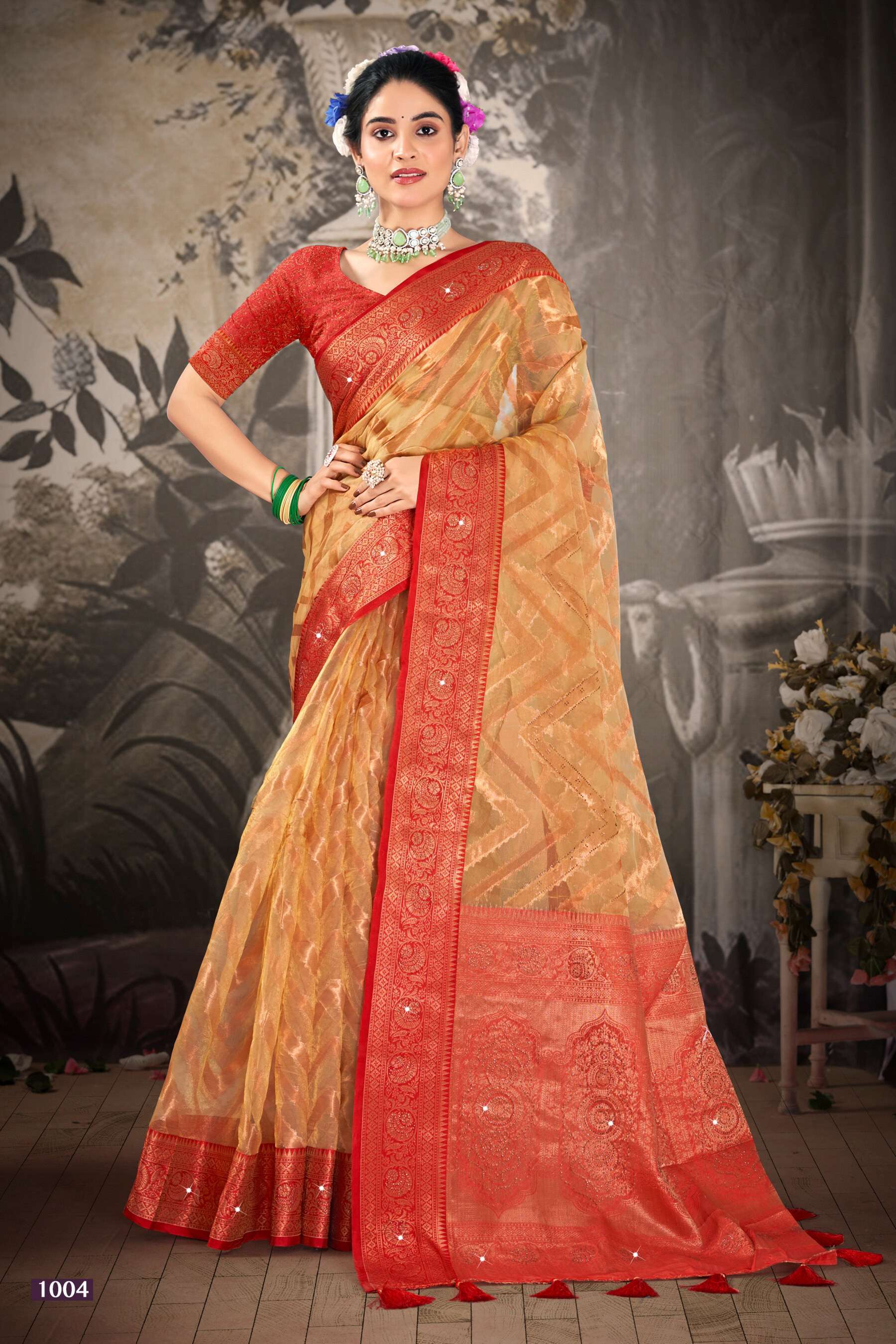 Saroj Aakruti Vol.1 Soft Organza Silk With Heavy Swarovski Work Saree wholesale market in Gujarat
